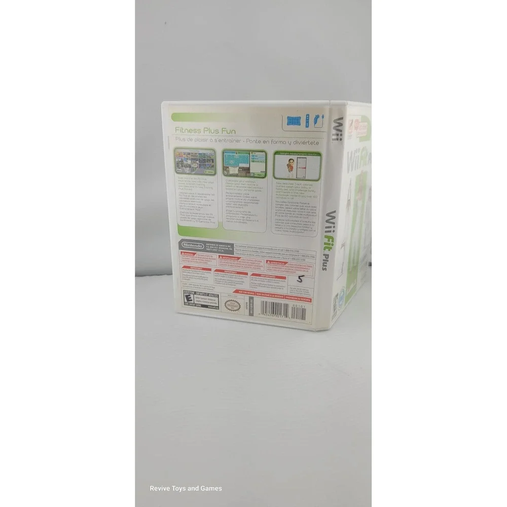 Wii Fit Plus (Nintendo Wii,‎ 2009) CIB Complete Tested and Working Great Condi.